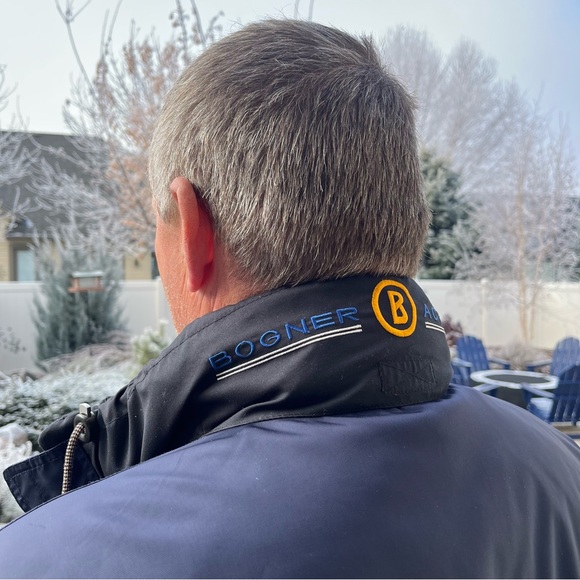 Vintage Bogner Active Goan Thylmann One-Piece Ski Snow Suit Royal/Navy Sz 44 L - Picture 11 of 16